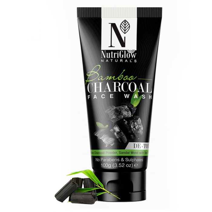 NutriGlow Natural's Bamboo Charcoal Face Wash